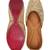 Gold embroidered leather juttis