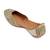 Gold embroidered leather juttis