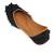 Black embroidered leather juttis
