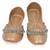 Gold embroidered leather juttis