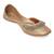 Gold embroidered leather juttis