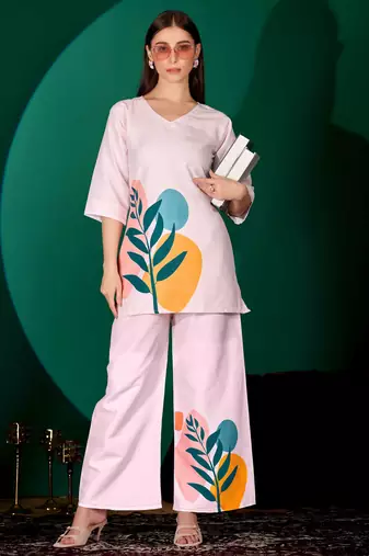  Rayon Top With Pant Co-Ords.