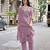 Women Embroidered Regular Kurta With Trousers & With Dupatta