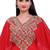 Royal Red Handwork Embroidered Stitched Kaftan – Perfect for Bridesmaids & Festive Wear