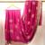 Pure georgette gulabi saree with blouse