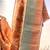 Chanderi printed saree with blouse