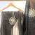 Organza black saree with jajji silk blend border with blouse