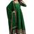 GREEN SILK EMBROIDERY HAND WROK PARTY WEAR SUIT SET 