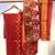 Jamdani hand woven saree with blouse