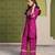 Alluring Heavy Pure Creap Embroidery Work Rani Pink Readymade Salwar Suit