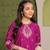 Alluring Heavy Pure Creap Embroidery Work Rani Pink Readymade Salwar Suit