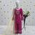 Alluring Heavy Pure Creap Embroidery Work Rani Pink Readymade Salwar Suit