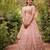Trendy Heavy Pure Creap Embroidery Work Peach Readymade Lehenga Choli