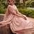 Trendy Heavy Pure Creap Embroidery Work Peach Readymade Lehenga Choli