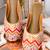 Multicolor embroidered leather juttis