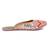 Multicolor embroidered leather juttis