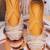 Gold embroidered leather juttis