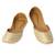 Gold embroidered leather juttis