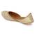 Gold embroidered leather juttis