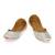 Silver embroidered leather juttis