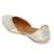Silver embroidered leather juttis