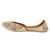 Cream embroidered leather juttis
