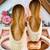 White embroidered leather juttis
