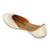 White embroidered leather juttis