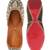 Green mirror embroidered leather juttis