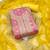 Pink simmer silk woven dress material with stylish dupatta