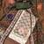 Women's multi colour organza printed dress material with dupatta