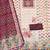 Sainoor multi colour organza printed dress material with dupatta for women
