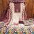 Sainoor multi colour organza printed dress material with dupatta for women