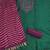 Green cotton sequin embroidered dress material with dupatta
