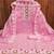 Pink chanderi cotton embroidery dress material for women with dupatta
