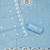 Sky blue chanderi cotton embroidered dress material with dupatta