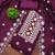 Violet chanderi cotton embroidered dress material with dupatta