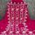 Magenta georgette embroidery dress material with dupatta for women