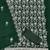 Green georgette embroidered dress material for women with dupatta