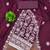 Purple georgette embroidery dress material with dupatta