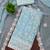 Sky blue georgette embroidered dress material for women