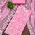 Baby pink georgette embroidered dress material for women with dupatta