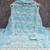 Sky blue georgette embroidered dress material for women with dupatta