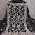 Black georgette embroidery dress material for women with dupatta