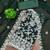 Green georgette embroidered dress material with dupatta for women