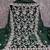 Green georgette embroidered dress material with dupatta for women