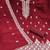 Women maroon chanderi cotton embroidered unstitched dress material with dupatta