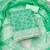 Women sea green chanderi silk embroidered unstitched dress material with dupatta