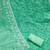 Women sea green chanderi silk embroidered unstitched dress material with dupatta