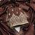 Women brown jalpari cotton embroidered unstitched dress material with dupatta